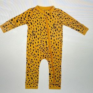 NWT Kyte Baby marigold cheetah romper